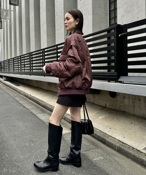 mystic（ミスティック）の「2WAY MA-1（MA-1・レディース・レッド系その他/ネイビー・FREE）」の14枚目の写真