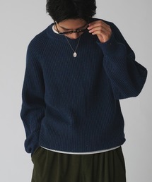 Adoon plain | COLOR NEP KNIT PULLOVER / カラーネップニットプルオーバー(ニット/セーター)