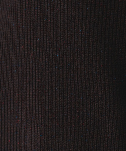 Adoon plain(アドーンプレーン)の「COLOR NEP KNIT PULLOVER / カラーネップニットプルオーバー(ニット/セーター・メンズ・ブラウン/グレー/ネイビー・LARGE/MEDIUM)」の6枚目の写真