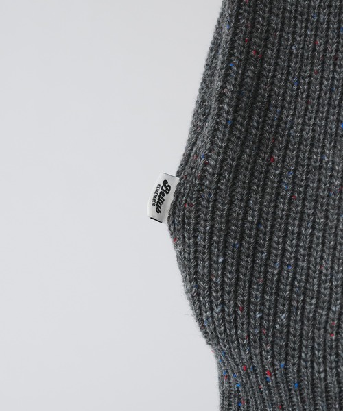 Adoon plain(アドーンプレーン)の「COLOR NEP KNIT PULLOVER / カラーネップニットプルオーバー(ニット/セーター・メンズ・ブラウン/グレー/ネイビー・LARGE/MEDIUM)」の12枚目の写真