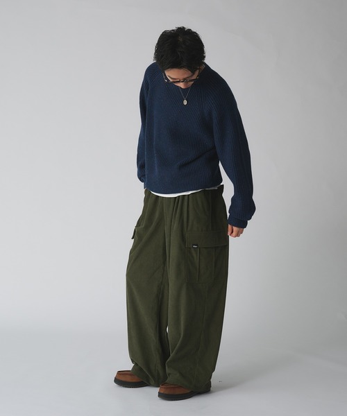 Adoon plain(アドーンプレーン)の「COLOR NEP KNIT PULLOVER / カラーネップニットプルオーバー(ニット/セーター・メンズ・ブラウン/グレー/ネイビー・LARGE/MEDIUM)」の18枚目の写真