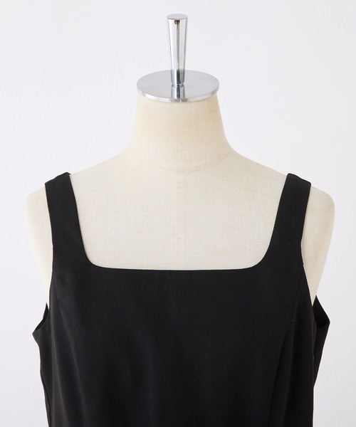 one after another NICE CLAUP（ワンアフターアナザーナイスクラップ）の「リボン取り外し可能/ミニジャンパースカート（ジャンパースカート・レディース・ブラック/ブラウン系その他/杢グレー・SMALL/MEDIUM）」の11枚目の写真