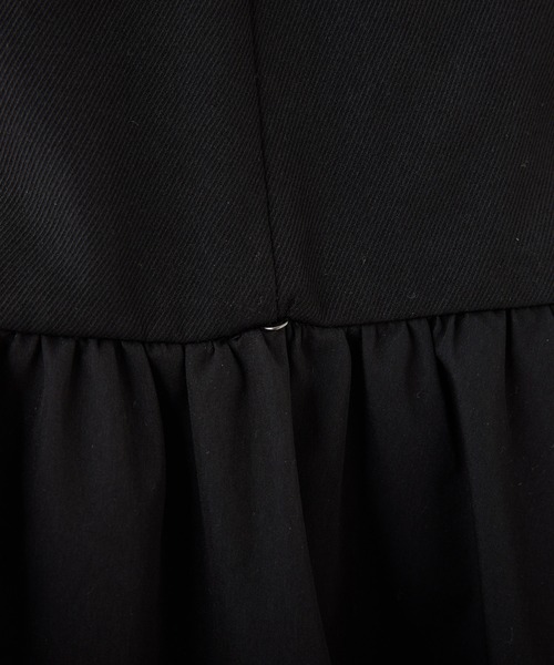 one after another NICE CLAUP（ワンアフターアナザーナイスクラップ）の「リボン取り外し可能/ミニジャンパースカート（ジャンパースカート・レディース・ブラック/ブラウン系その他/杢グレー・SMALL/MEDIUM）」の18枚目の写真