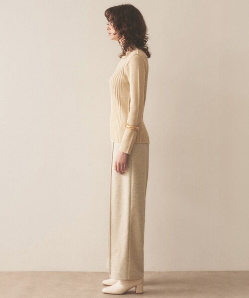 【セール】【セットアップ／ストレッチ】ジャージピンタックワイドパンツ（その他パンツ）｜cloenc（クロエンス）