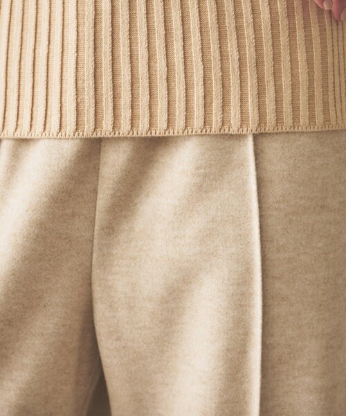 【セール】【セットアップ／ストレッチ】ジャージピンタックワイドパンツ（その他パンツ）｜cloenc（クロエンス）