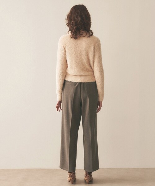 【セール】【セットアップ／ストレッチ】ジャージピンタックワイドパンツ（その他パンツ）｜cloenc（クロエンス）