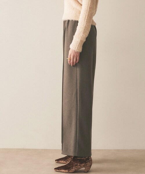 【セール】【セットアップ／ストレッチ】ジャージピンタックワイドパンツ（その他パンツ）｜cloenc（クロエンス）