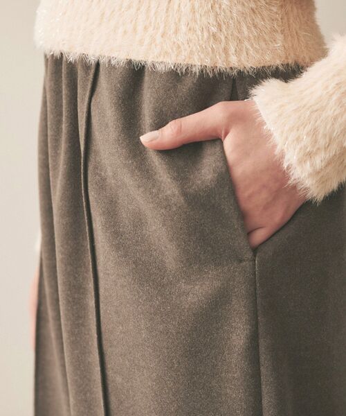 【セール】【セットアップ／ストレッチ】ジャージピンタックワイドパンツ（その他パンツ）｜cloenc（クロエンス）