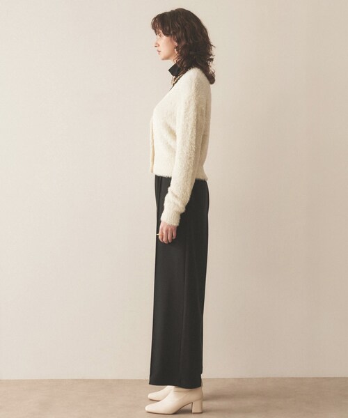 【セール】【セットアップ／ストレッチ】ジャージピンタックワイドパンツ（その他パンツ）｜cloenc（クロエンス）