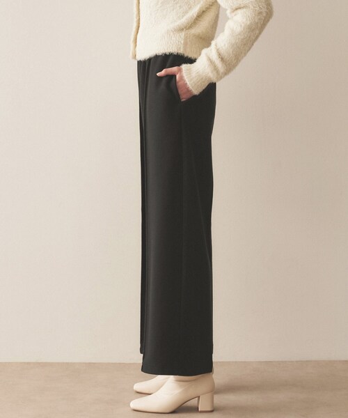 【セール】【セットアップ／ストレッチ】ジャージピンタックワイドパンツ（その他パンツ）｜cloenc（クロエンス）