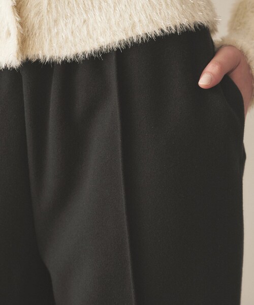 【セール】【セットアップ／ストレッチ】ジャージピンタックワイドパンツ（その他パンツ）｜cloenc（クロエンス）