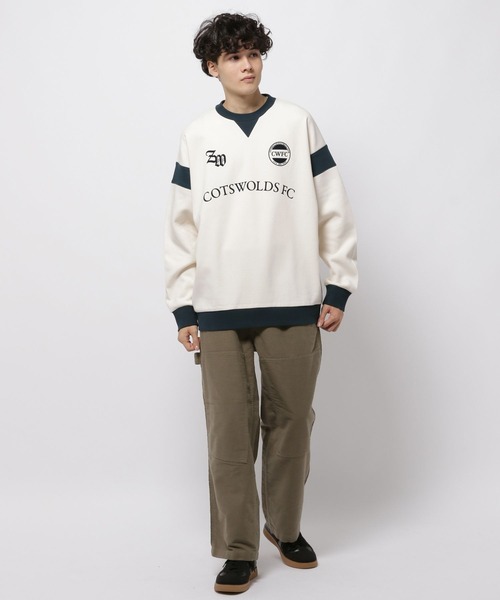 マークアンドロナ　プルオーバー セール】レトロスポーツロゴプルオーバー（スウェット）｜niko