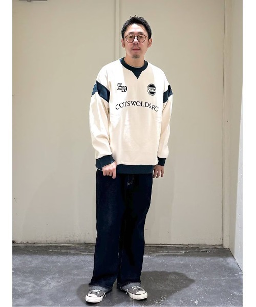 マークアンドロナ　プルオーバー セール】レトロスポーツロゴプルオーバー（スウェット）｜niko