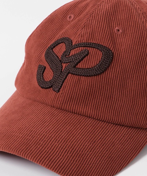 SENSE OF PLACE by URBAN RESEARCH（センスオブプレイスバイアーバンリサーチ）の「ロゴシシュウコーデュロイキャップ（キャップ・メンズ・ネイビー/オレンジ・ONE）」の9枚目の写真