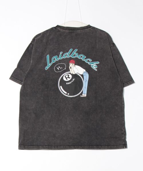 Red Cap Girl(レッドキャプガール)の「RED CAP GIRL/レッドキャップガール20/-天竺 RCGスノーウォッシュ加工Tシャツ(Tシャツ/カットソー・メンズ・ブラック/ブラック系その他2/ブラック系その他/ブラック系その他3・M/L)」の8枚目の写真