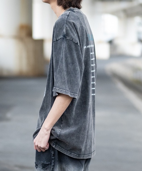 Red Cap Girl(レッドキャプガール)の「RED CAP GIRL/レッドキャップガール20/-天竺 RCGスノーウォッシュ加工Tシャツ(Tシャツ/カットソー・メンズ・ブラック/ブラック系その他2/ブラック系その他/ブラック系その他3・M/L)」の17枚目の写真