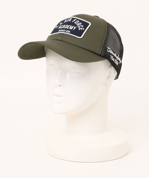 AVIREX(アヴィレックス)の「【AVIREX】EXAIRFORCE LOGO MESH CAP / アヴィレックス ロゴメッシュキャップ(キャップ・メンズ・ブラック/サックスブルー/カーキ/ネイビー・FREE)」の3枚目の写真