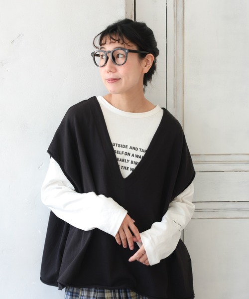 soulberry(ソウルベリー)の「店長がつくった、とことん万能なオールマイT(Tシャツ/カットソー・レディース・オフホワイト・5L/4L/3L/LL/L/M)」の5枚目の写真
