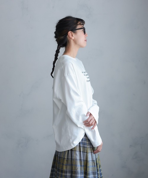 soulberry(ソウルベリー)の「店長がつくった、とことん万能なオールマイT(Tシャツ/カットソー・レディース・オフホワイト・5L/4L/3L/LL/L/M)」の15枚目の写真