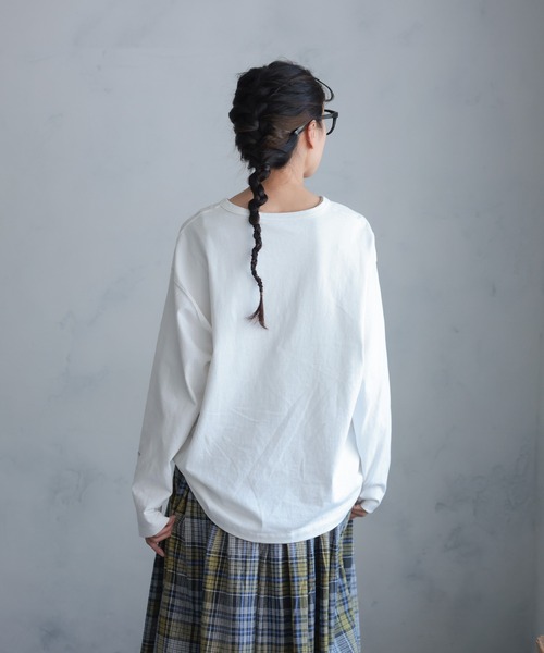 soulberry(ソウルベリー)の「店長がつくった、とことん万能なオールマイT(Tシャツ/カットソー・レディース・オフホワイト・5L/4L/3L/LL/L/M)」の16枚目の写真