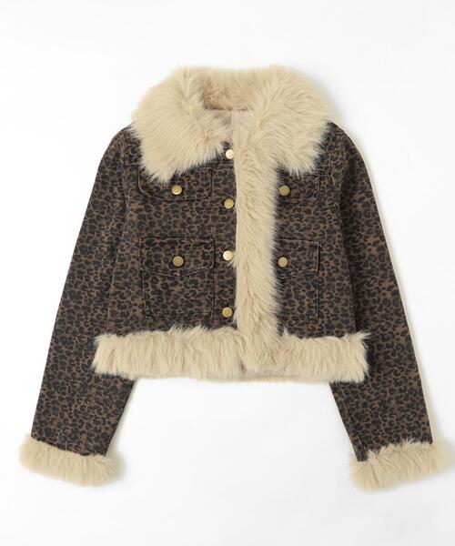 dispark（ディスパーク）の「DISPARK/マルチポケットファージャケット（ブルゾン・レディース・その他1/インディゴブルー・FREE）」の3枚目の写真