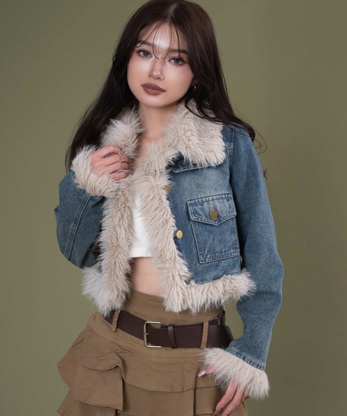 DISPARK/マルチポケットファージャケット（ブルゾン）｜DISPARK