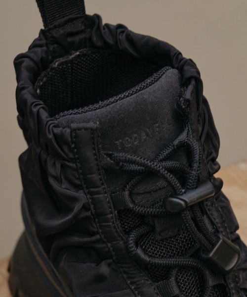 靴 TODAYFUL ibramsole Drawstring Sneakers TODAYFUL (予約)TODAYFUL トゥデイフル Vibramsole Drawstring