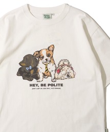 【POWER TO THE PEOPLE】アニマルプリントTシャツ