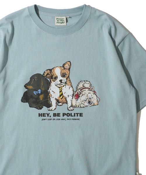 POWER TO THE PEOPLE(パワートゥーザピープル)の「【POWER TO THE PEOPLE】アニマルプリントTシャツ(Tシャツ/カットソー・レディース・ホワイト系1/ホワイト系2/ブラック系1/マスタード/ブラック系2/ブルー・MEDIUM/LARGE/X-LARGE)」の5枚目の写真