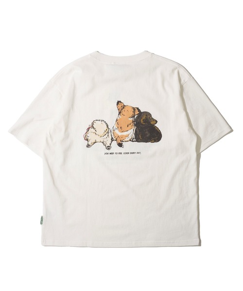 POWER TO THE PEOPLE(パワートゥーザピープル)の「【POWER TO THE PEOPLE】アニマルプリントTシャツ(Tシャツ/カットソー・レディース・ホワイト系1/ホワイト系2/ブラック系1/マスタード/ブラック系2/ブルー・MEDIUM/LARGE/X-LARGE)」の20枚目の写真