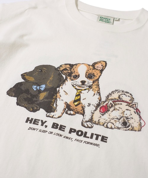 POWER TO THE PEOPLE(パワートゥーザピープル)の「【POWER TO THE PEOPLE】アニマルプリントTシャツ(Tシャツ/カットソー・レディース・ホワイト系1/ホワイト系2/ブラック系1/マスタード/ブラック系2/ブルー・MEDIUM/LARGE/X-LARGE)」の14枚目の写真