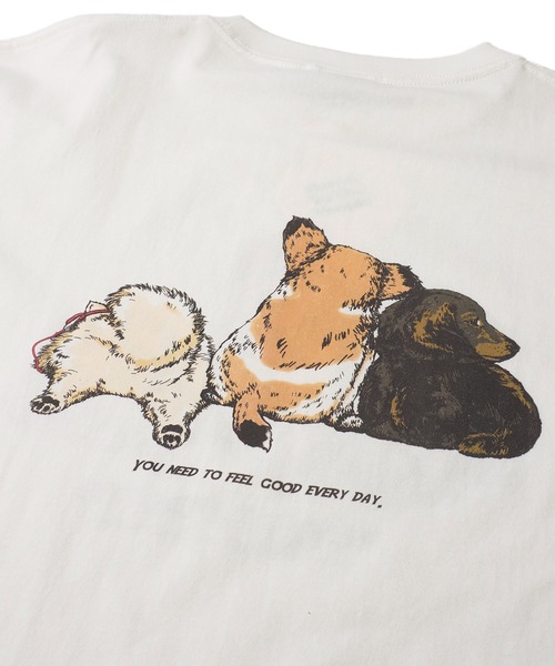 POWER TO THE PEOPLE(パワートゥーザピープル)の「【POWER TO THE PEOPLE】アニマルプリントTシャツ(Tシャツ/カットソー・レディース・ホワイト系1/ホワイト系2/ブラック系1/マスタード/ブラック系2/ブルー・MEDIUM/LARGE/X-LARGE)」の15枚目の写真