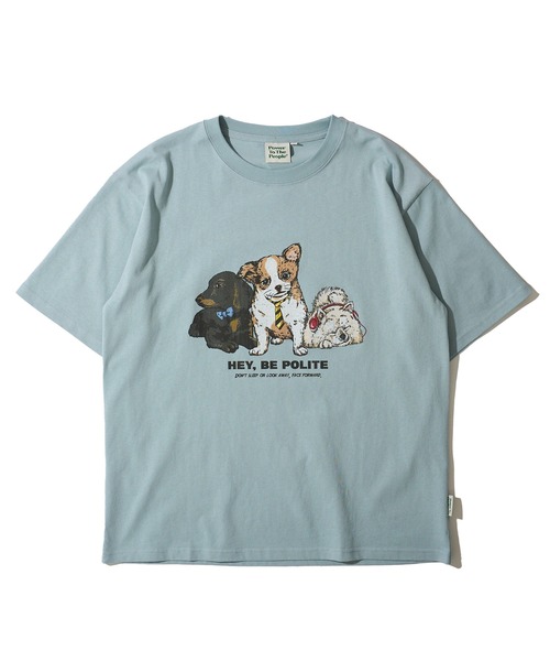 POWER TO THE PEOPLE(パワートゥーザピープル)の「【POWER TO THE PEOPLE】アニマルプリントTシャツ(Tシャツ/カットソー・レディース・ホワイト系1/ホワイト系2/ブラック系1/マスタード/ブラック系2/ブルー・MEDIUM/LARGE/X-LARGE)」の8枚目の写真