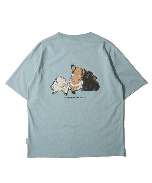 POWER TO THE PEOPLE(パワートゥーザピープル)の「【POWER TO THE PEOPLE】アニマルプリントTシャツ(Tシャツ/カットソー・レディース・ホワイト系1/ホワイト系2/ブラック系1/マスタード/ブラック系2/ブルー・MEDIUM/LARGE/X-LARGE)」の9枚目の写真