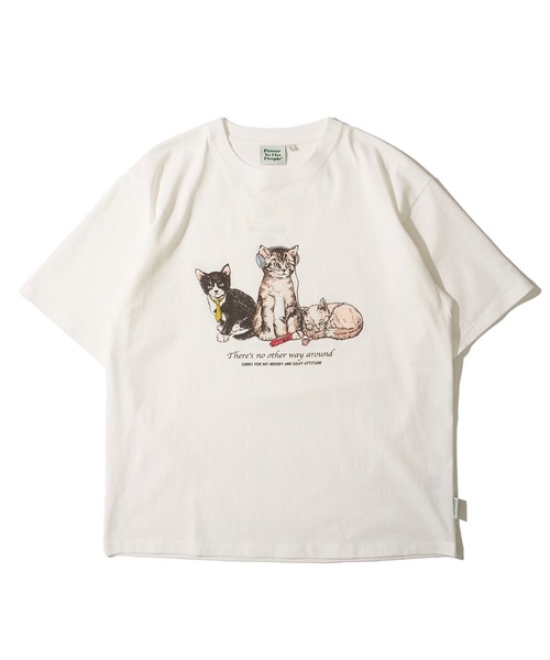 POWER TO THE PEOPLE(パワートゥーザピープル)の「【POWER TO THE PEOPLE】アニマルプリントTシャツ(Tシャツ/カットソー・レディース・ホワイト系1/ホワイト系2/ブラック系1/マスタード/ブラック系2/ブルー・MEDIUM/LARGE/X-LARGE)」の17枚目の写真