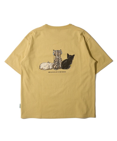 POWER TO THE PEOPLE(パワートゥーザピープル)の「【POWER TO THE PEOPLE】アニマルプリントTシャツ(Tシャツ/カットソー・レディース・ホワイト系1/ホワイト系2/ブラック系1/マスタード/ブラック系2/ブルー・MEDIUM/LARGE/X-LARGE)」の11枚目の写真