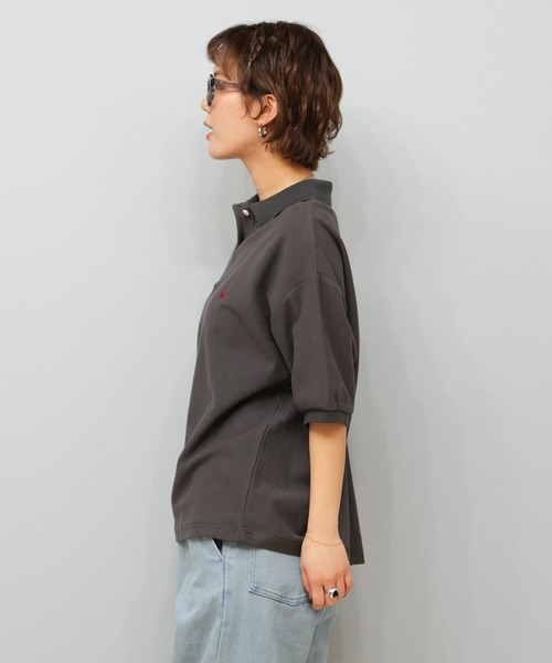 ムラサキスポーツ(ムラサキスポーツ)の「BEVERY HILLS P.C/ビバリーヒルズポロクラブ ポロシャツ 5287-5752(ポロシャツ・レディース・スミクロ/ホワイト/ブルー・M)」の9枚目の写真