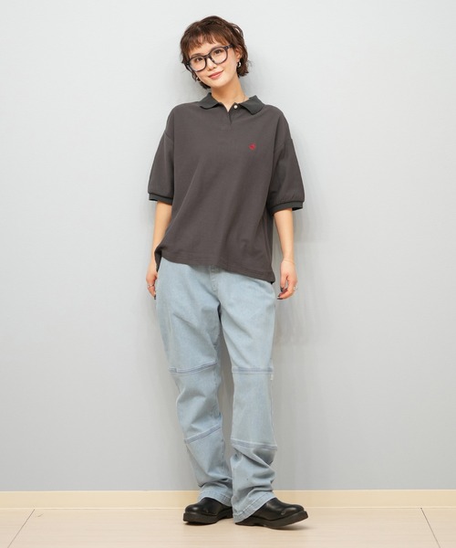 ムラサキスポーツ(ムラサキスポーツ)の「BEVERY HILLS P.C/ビバリーヒルズポロクラブ ポロシャツ 5287-5752(ポロシャツ・レディース・スミクロ/ホワイト/ブルー・M)」の11枚目の写真