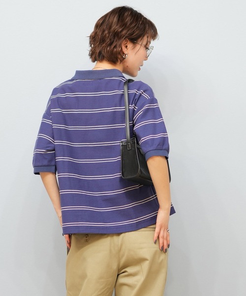 ムラサキスポーツ(ムラサキスポーツ)の「BEVERY HILLS P.C/ビバリーヒルズポロクラブ ポロシャツ 5287-5752(ポロシャツ・レディース・スミクロ/ホワイト/ブルー・M)」の15枚目の写真