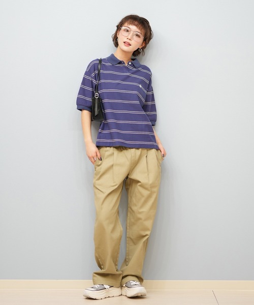 ムラサキスポーツ(ムラサキスポーツ)の「BEVERY HILLS P.C/ビバリーヒルズポロクラブ ポロシャツ 5287-5752(ポロシャツ・レディース・スミクロ/ホワイト/ブルー・M)」の16枚目の写真