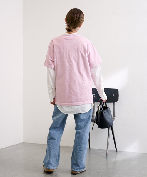 FRAMeWORK(フレームワーク)の「GOOD ROCK SPEED/グッドロックスピード 別注THIS IS MY JAM Tシャツ(Tシャツ/カットソー・レディース・ピンク/レッド・FREE)」の18枚目の写真