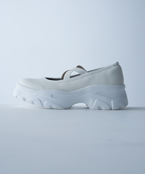 MAISON BREEZE reveur(メゾンブリーズレヴール)の「【MAISON BREEZE reveur】ballet sneakers バレエスニーカー 厚底 バレエシューズ(スニーカー・レディース・ブラック/ホワイト・L/M/S)」の12枚目の写真