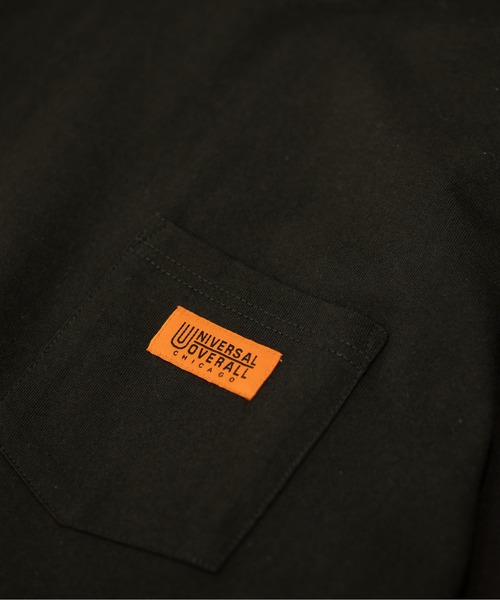 UNIVERSAL OVERALL(ユニバーサルオーバーオール)の「POCKET LONG SLEEVE TEE(Tシャツ/カットソー・メンズ・ブラック/アッシュ/ホワイト・MEDIUM/LARGE/X-LARGE/XX-LARGE)」の8枚目の写真