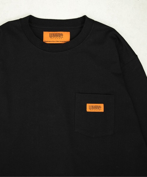 UNIVERSAL OVERALL(ユニバーサルオーバーオール)の「POCKET LONG SLEEVE TEE(Tシャツ/カットソー・メンズ・ブラック/アッシュ/ホワイト・MEDIUM/LARGE/X-LARGE/XX-LARGE)」の9枚目の写真