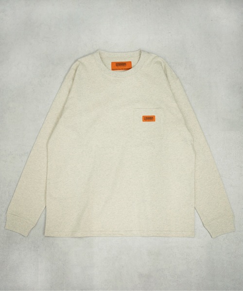 UNIVERSAL OVERALL(ユニバーサルオーバーオール)の「POCKET LONG SLEEVE TEE(Tシャツ/カットソー・メンズ・ブラック/アッシュ/ホワイト・MEDIUM/LARGE/X-LARGE/XX-LARGE)」の5枚目の写真