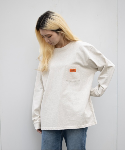 UNIVERSAL OVERALL(ユニバーサルオーバーオール)の「POCKET LONG SLEEVE TEE(Tシャツ/カットソー・メンズ・ブラック/アッシュ/ホワイト・MEDIUM/LARGE/X-LARGE/XX-LARGE)」の17枚目の写真