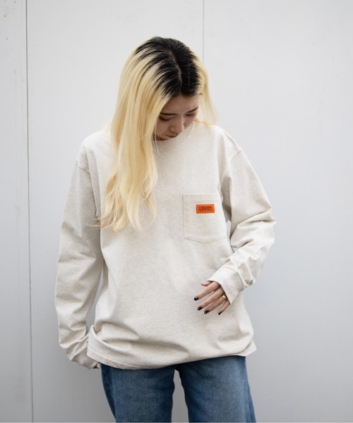 UNIVERSAL OVERALL(ユニバーサルオーバーオール)の「POCKET LONG SLEEVE TEE(Tシャツ/カットソー・メンズ・ブラック/アッシュ/ホワイト・MEDIUM/LARGE/X-LARGE/XX-LARGE)」の20枚目の写真