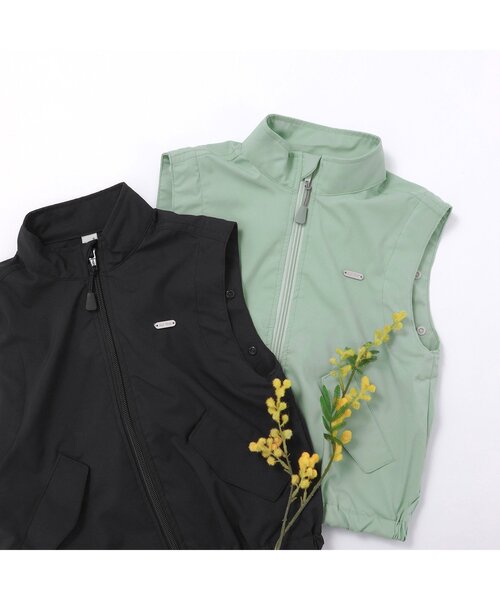 apres les cours（アプレレクール）の「【2WAY】リップストップトラックジャケット（ナイロンジャケット・キッズ・ミント/ブラック・80/90/100/110/120/130）」の19枚目の写真