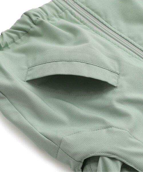 apres les cours（アプレレクール）の「【2WAY】リップストップトラックジャケット（ナイロンジャケット・キッズ・ミント/ブラック・80/90/100/110/120/130）」の21枚目の写真