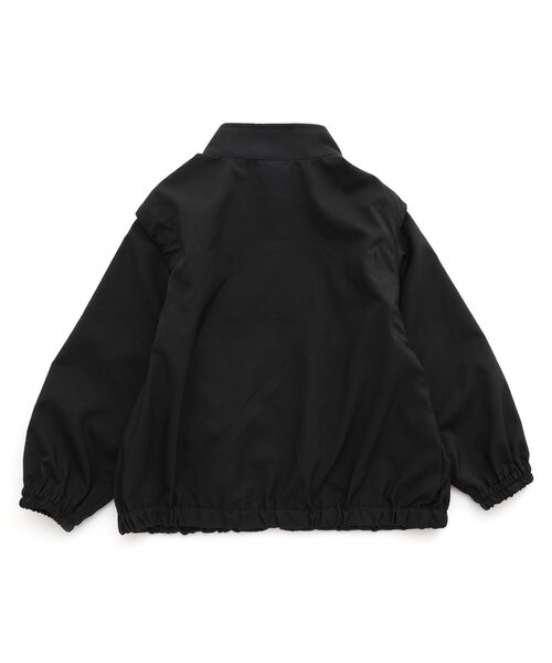 ナイロンジャケット 黒 ボタン式 セール】【2WAY】リップストップトラックジャケット（ナイロン
